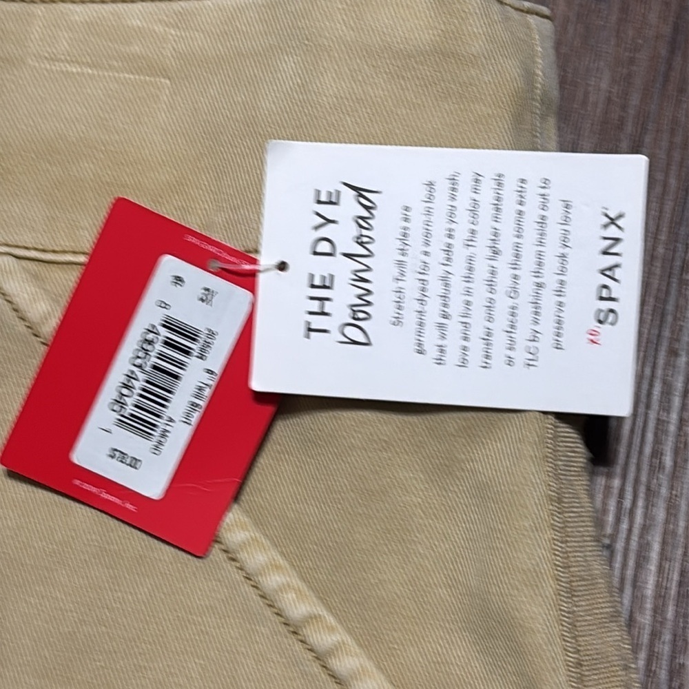 SPANX Tan Utility Shorts NWT Size 3X Pull-On Stretch Shaping Casual Shorts - Picture 3 of 7